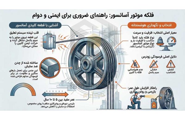 فلکه موتور آسانسور 1405 : خرید مستقیم و تضمینی فلکه موتور آسانسور 1405 : خرید مستقیم و تضمینی